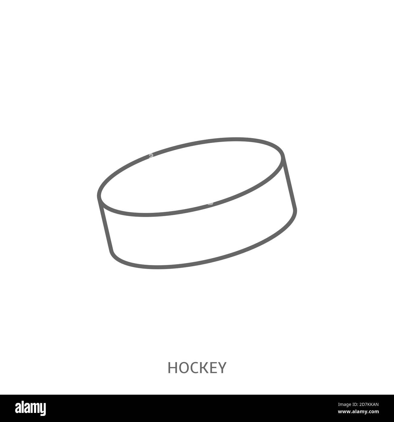 Hockey Puck Symbol Vektor Stock Vektor