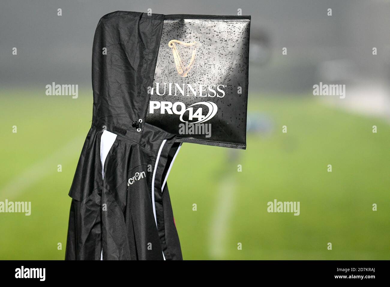 Stadio Comunale di Monigo, Treviso, Italien, 23 Oct 2020, Ambiente während Benetton Treviso vs Scarlets Rugby, Rugby Guinness Pro 14 Spiel - Credit: LM/Ettore Griffoni/Alamy Live News Stockfoto