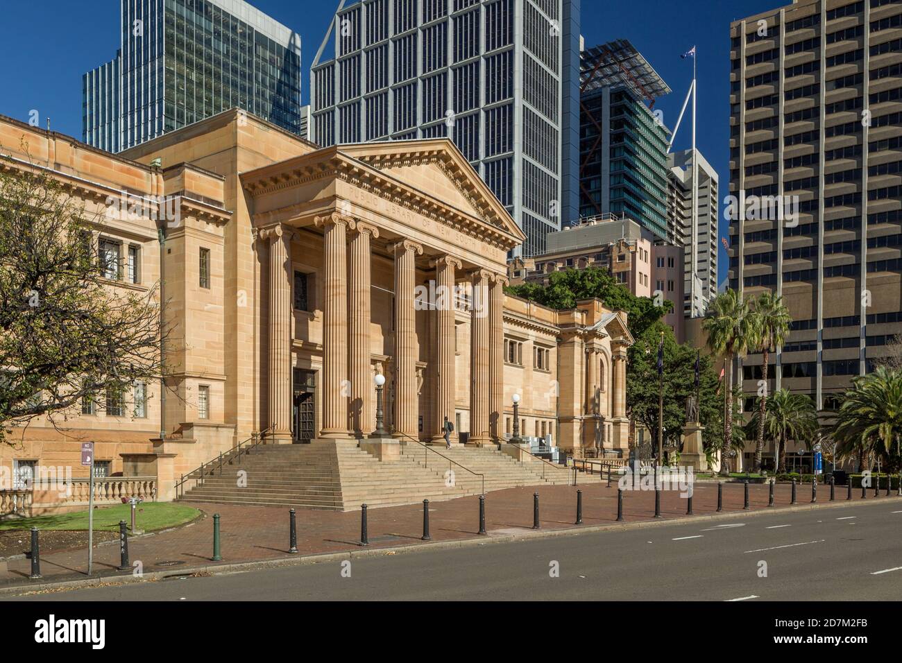 Die Mitchell Library, Teil der State Library of New South Wales, ist die älteste Bibliothek Australiens und wird 1826 gegründet. Stockfoto