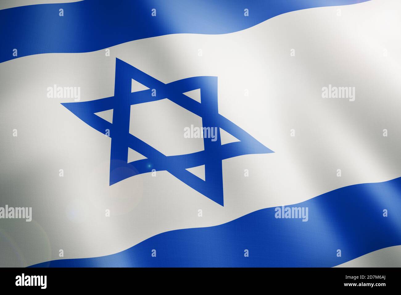Flagge Israel Stockfoto