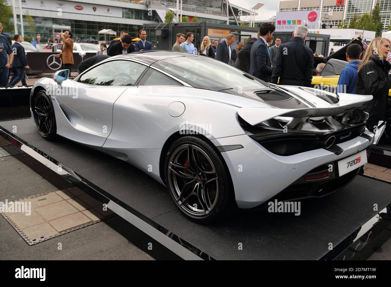 Der neue McLaren 570S auf der Internationalen Automobil-Ausstellung 2017 in Frankfurt Stockfoto