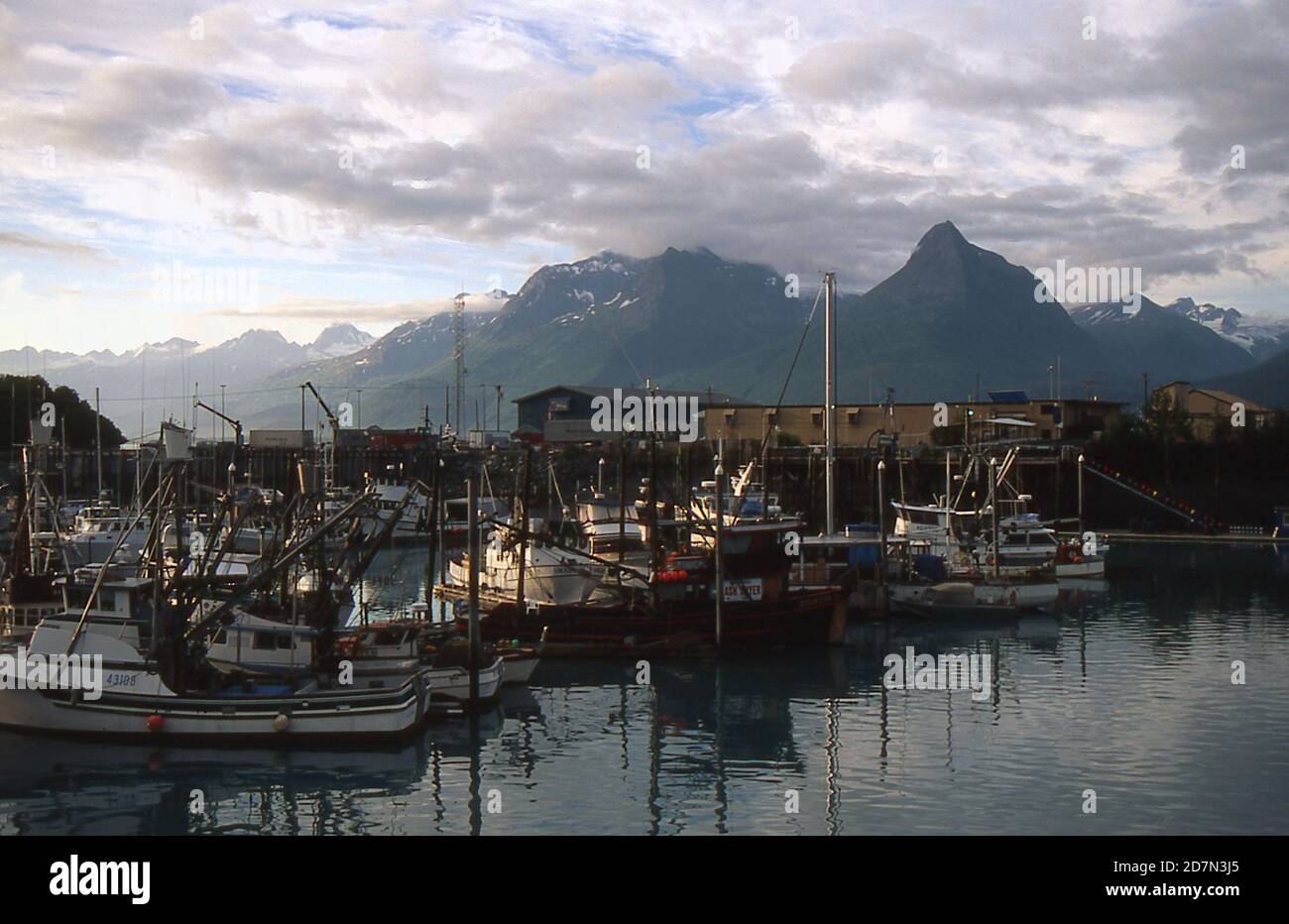 Der Hafen von Valdez, Alaska Stockfoto