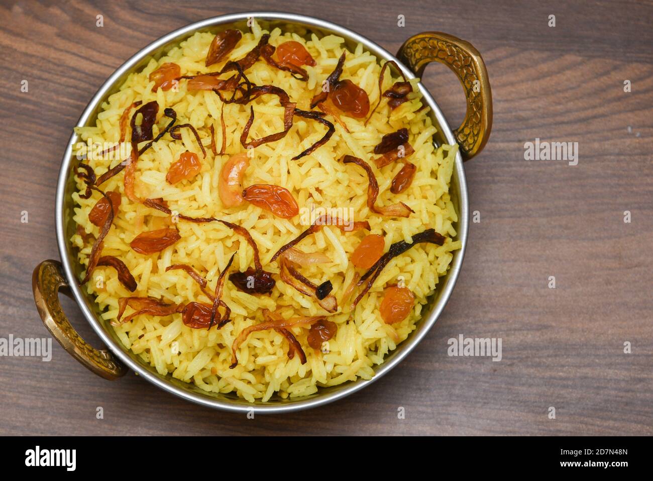 Huhn Biryani biriyani mit Basmati-Reis. Indische Reis Lebensmittel ...