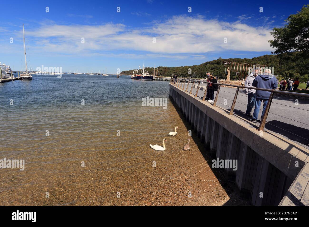 Port Jefferson Hafen Long Island New York Stockfoto