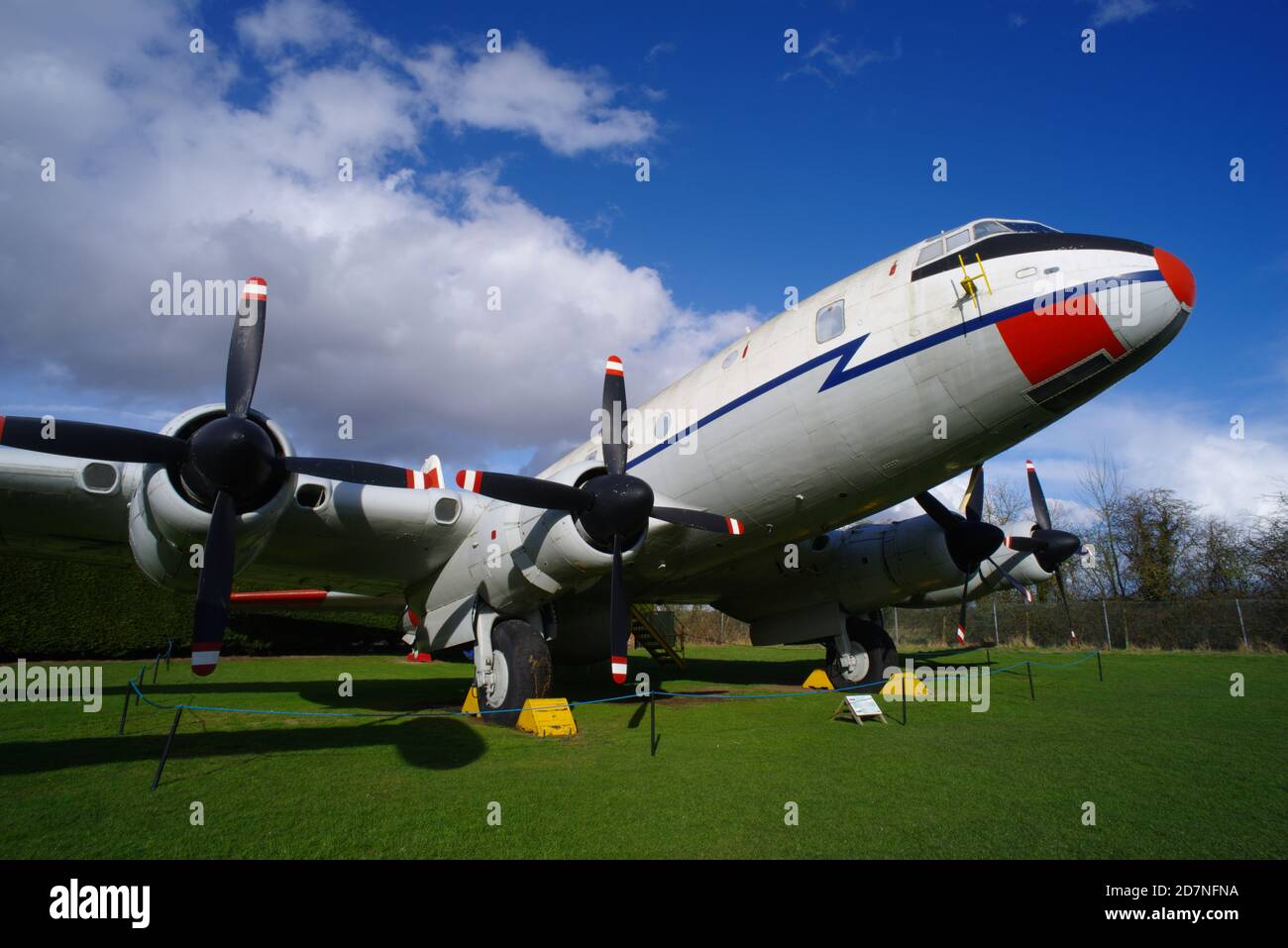 Handley Page Hastings T5, TG517, im Newark Air Museum. Stockfoto
