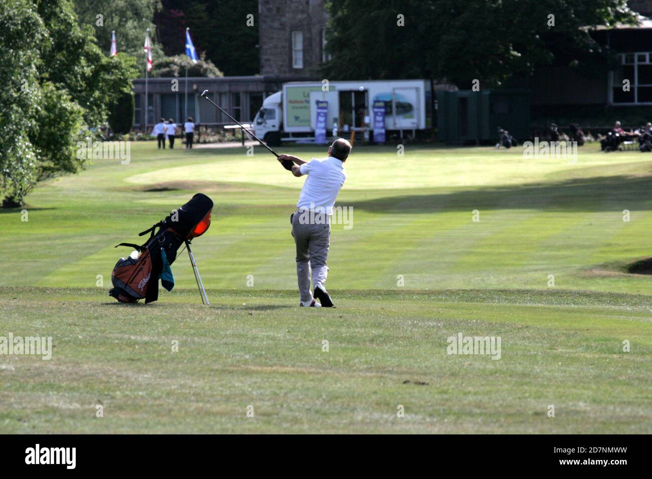 Belleisle Golf Club Golf Week Compettion, Ayr, Ayrshire, Schottland, Großbritannien. Jährliche Veranstaltung, die vom South Ayrshire Council auf dem Parkland Course gesponsert wird. Stockfoto