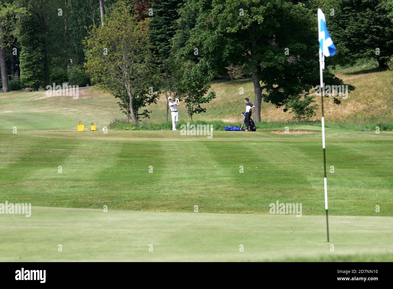 Belleisle Golf Club Golf Week Compettion, Ayr, Ayrshire, Schottland, Großbritannien. Jährliche Veranstaltung, die vom South Ayrshire Council auf dem Parkland Course gesponsert wird. Stockfoto