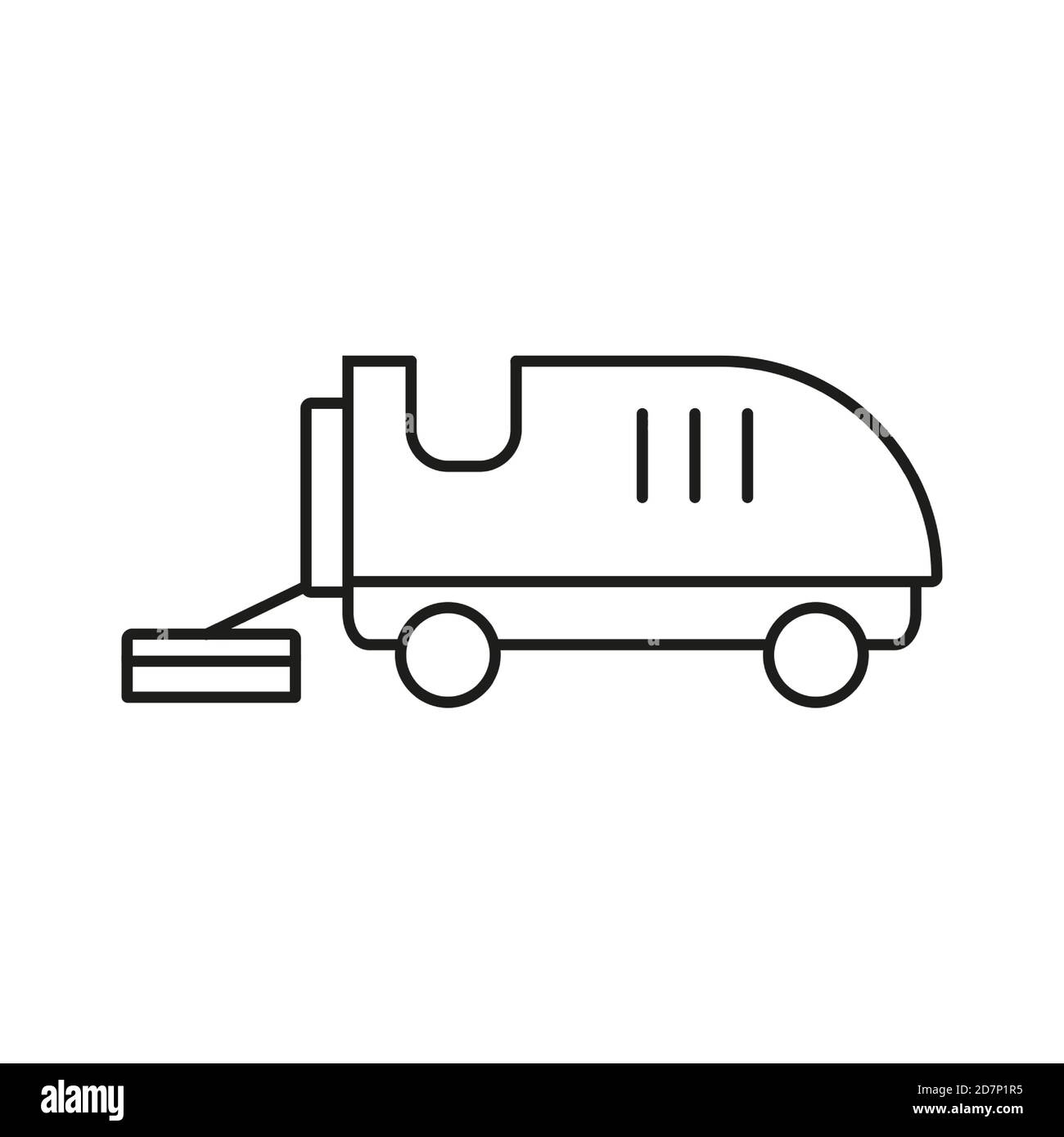 Ice Machinery Icon Element von Hockey Icon für mobiles Konzept und Web-Apps. Thin Line Eismaschinen Symbol kann für Web und mobile verwendet werden. Premium-Symbol Stock Vektor