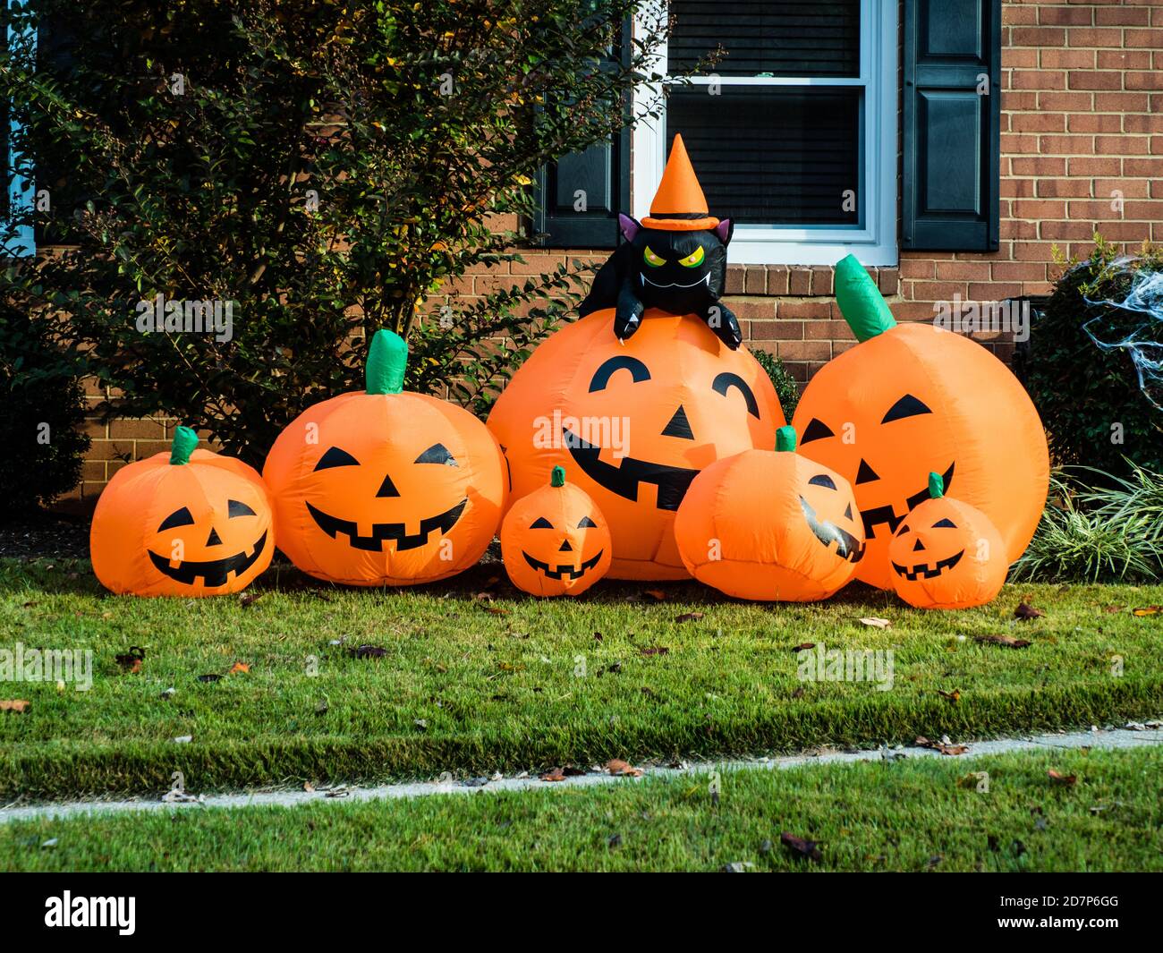 Halloween Dekoration in North Bethesda, MD, USA - 2 Stockfoto