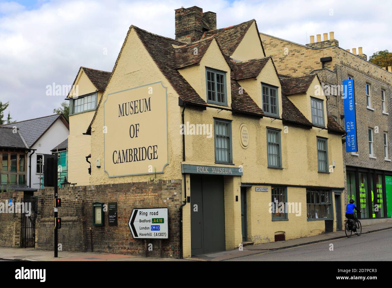 The Cambridge Folk Museum, Castle Street, Cambridge City, Cambridgeshire, England, Großbritannien Stockfoto