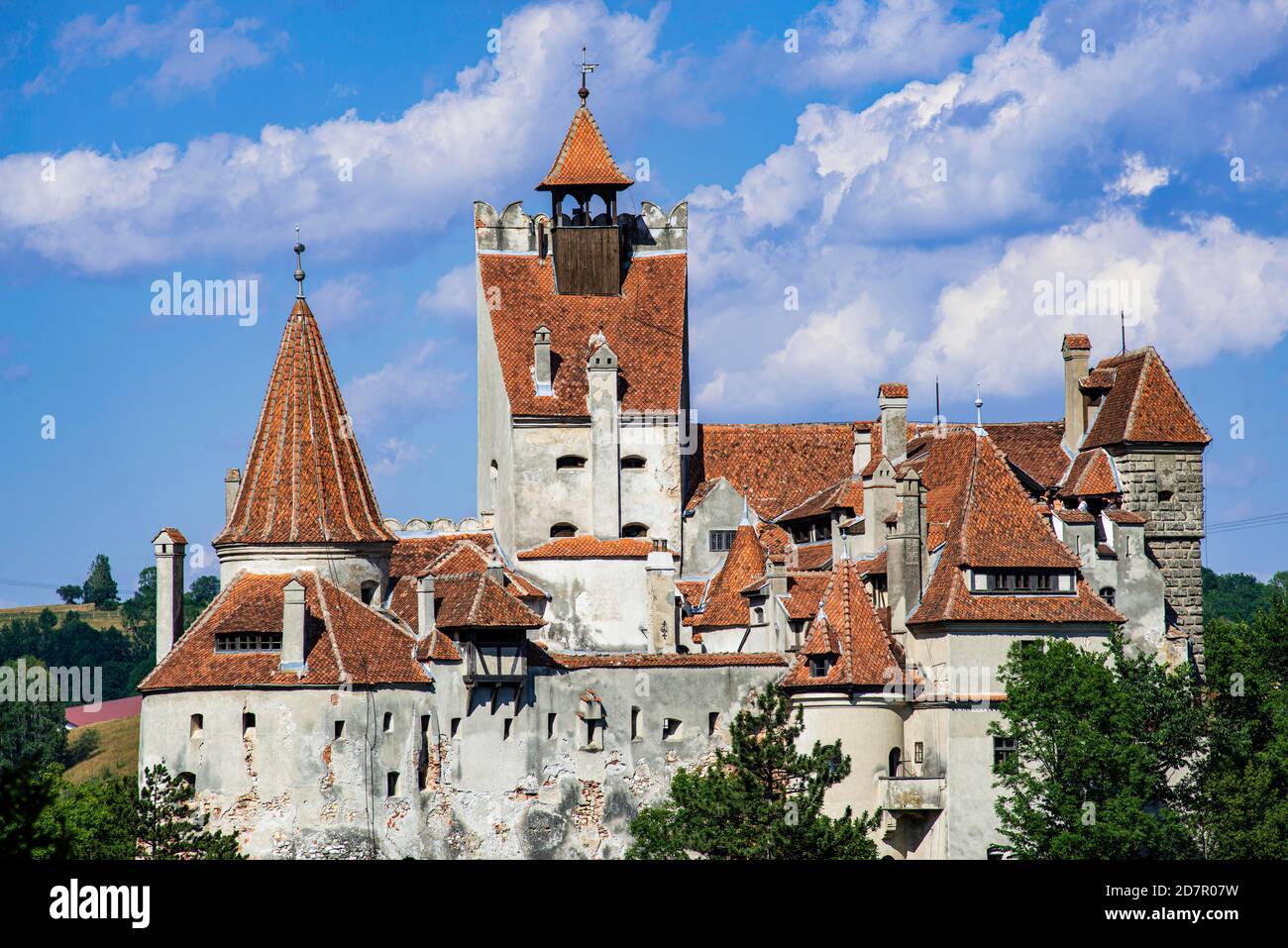 Bran Castle, Dracula Castle, Toerzburg, Bran, Brasov, Siebenbürgen, Karpaten, Rumänien Stockfoto