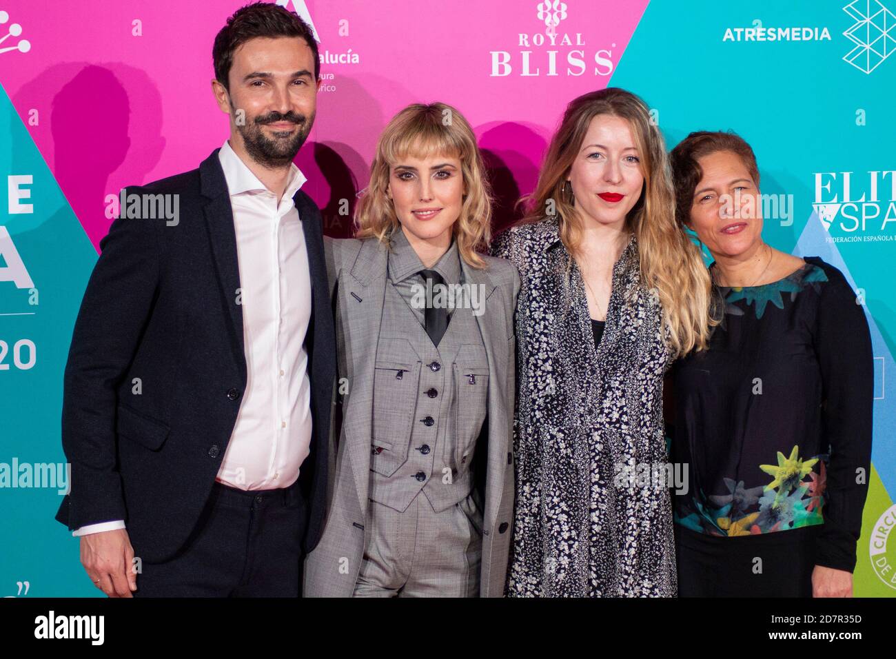 Natalia de Molina und Pilar Palomero nehmen an der Präsentation des Filmfestivals in Málaga im Circulo Bellas Artes in Madrid, Spanien, Teil.03. März 2020. (Oscar Gil Stockfoto