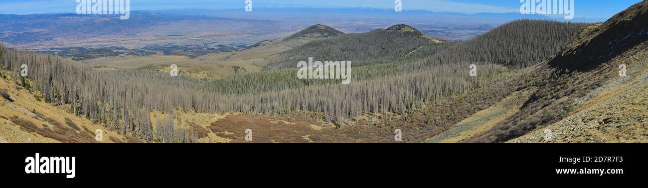 Panoramablick Auf Colorado Stockfoto