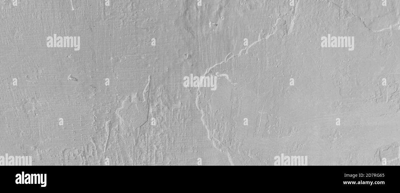 Weißer Hintergrund mit weicher Stuckstruktur und verfügt über ein einfaches, altes graues Vintage-Papierdesign für Grafikdesign. Stockfoto