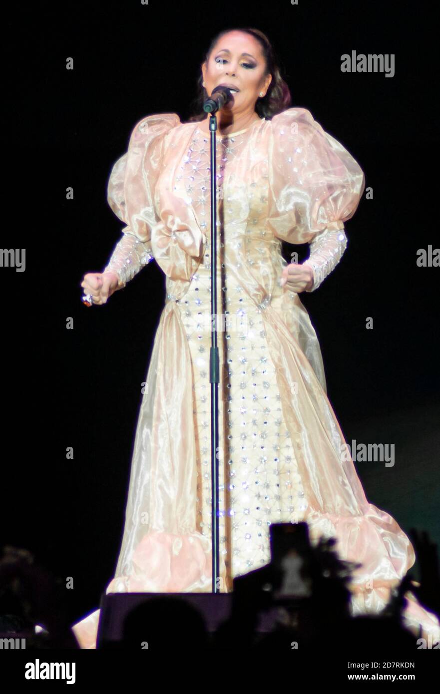 Isabel Pantoja Konzert im WiZink Zentrum in Madrid, Spanien. März 06, 2020. (Oscar Gil / Al fa Images). Stockfoto