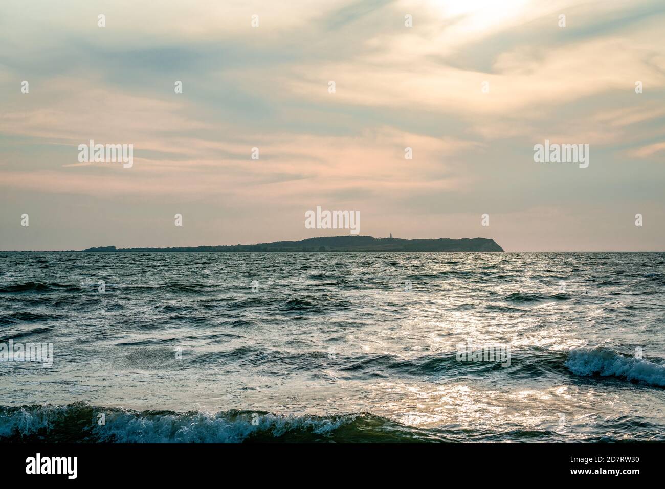 Ostsee Insel Hiddensee am späten Nachmittag bei Sonnenaufgang Stockfoto