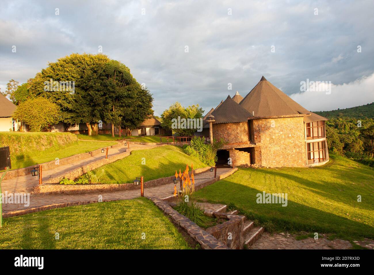 Tourist's Lodge in Ngorongoro Conservation Area, Tansania Stockfoto