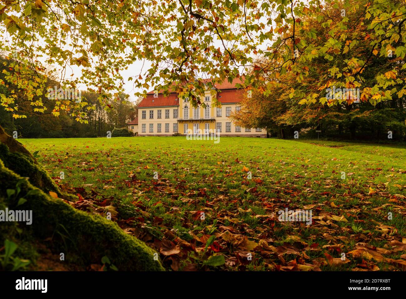 Herbstliche Impressionen aus Schleswig-Holstein im Oktober. Stockfoto