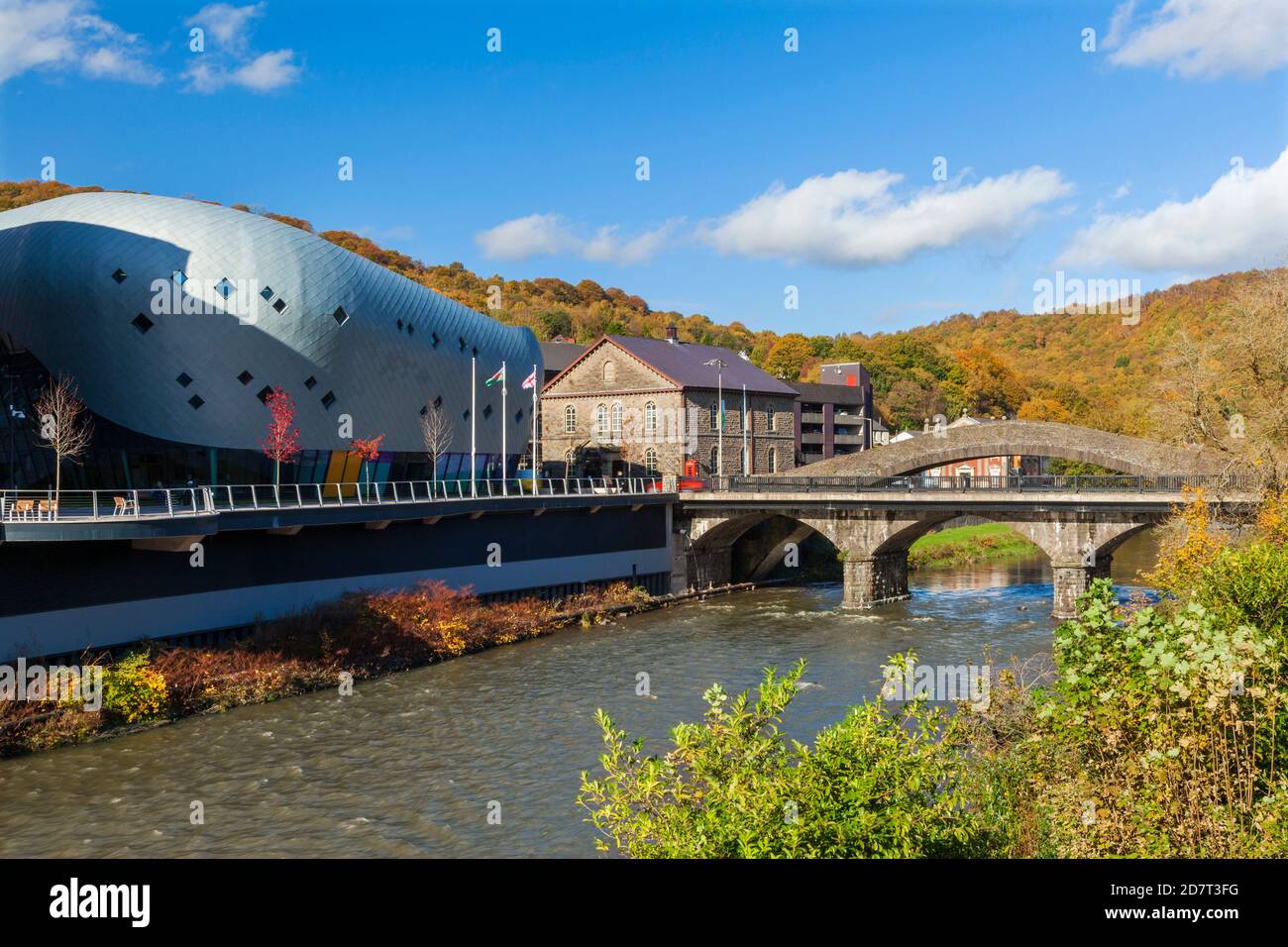 New Taff Development, Pontypridd, Rhondda Cynon Taff, Wales, Großbritannien Stockfoto