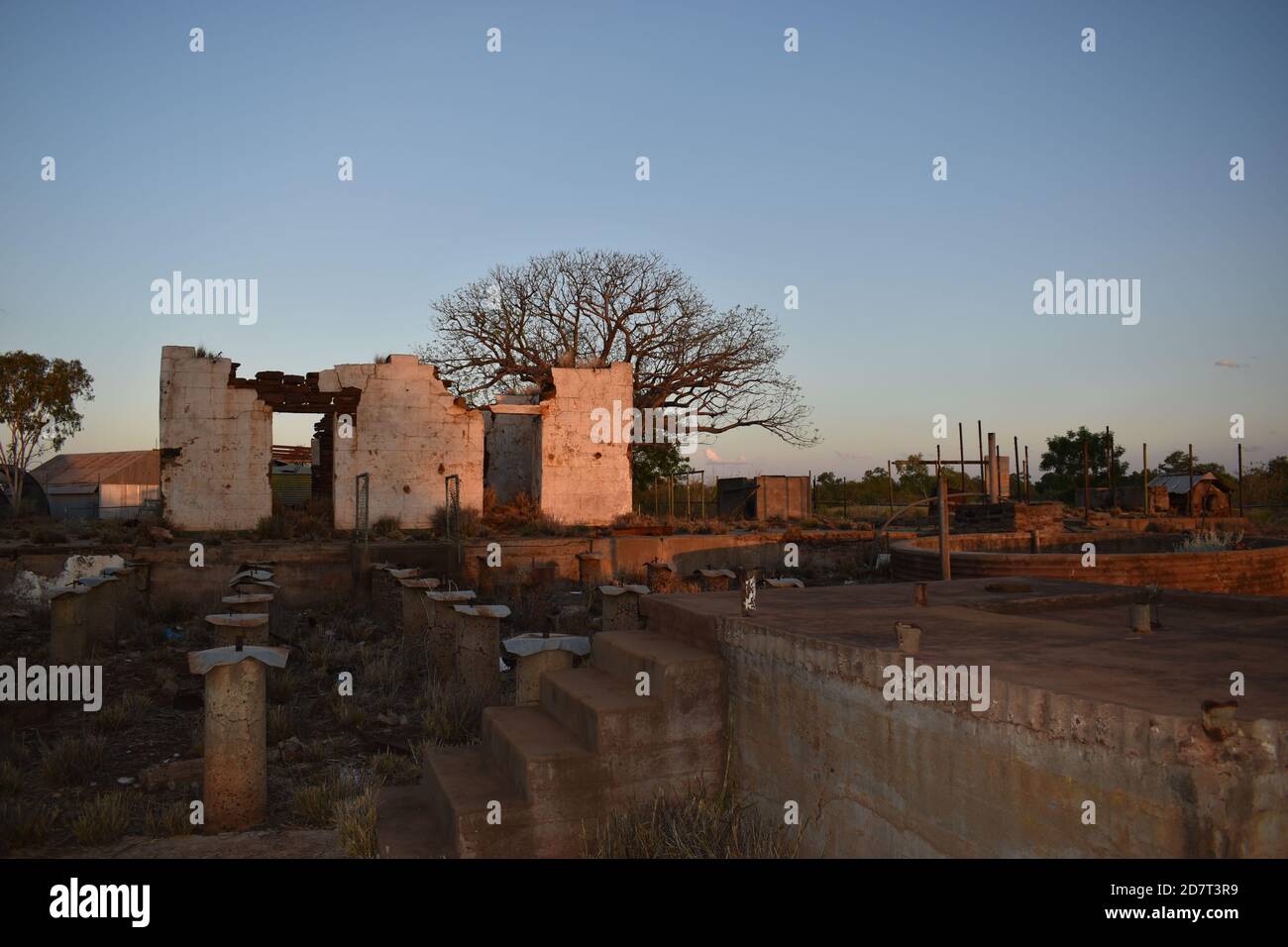 Alte Noonkanbah Station Stockfoto