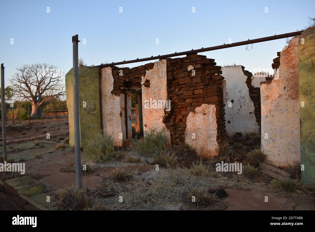 Alte Noonkanbah Station Stockfoto