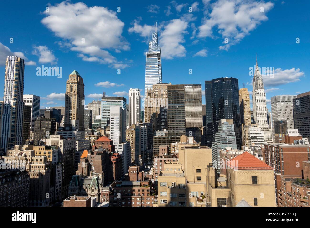 Skyline von Midtown Manhattan mit One Vanderbilt, NYC Stockfoto