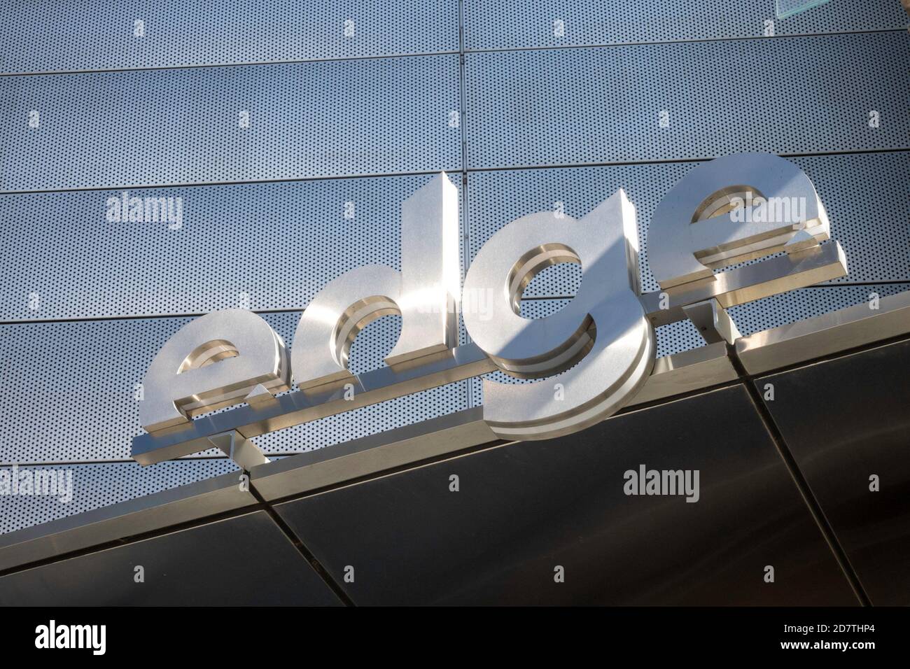 The Edge ist eine Touristenattraktion in Hudson Yards, New York City, USA Stockfoto