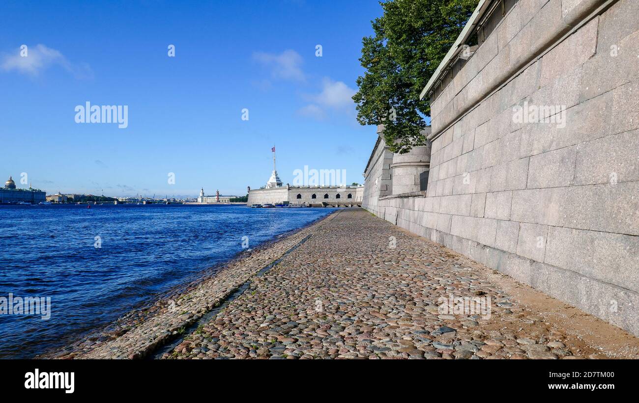 Sankt Petersburg wird als kulturelle Hauptstadt Russlands bezeichnet. Unglaubliche Architektur und Atmosphäre. Schönheit in Stein Stockfoto