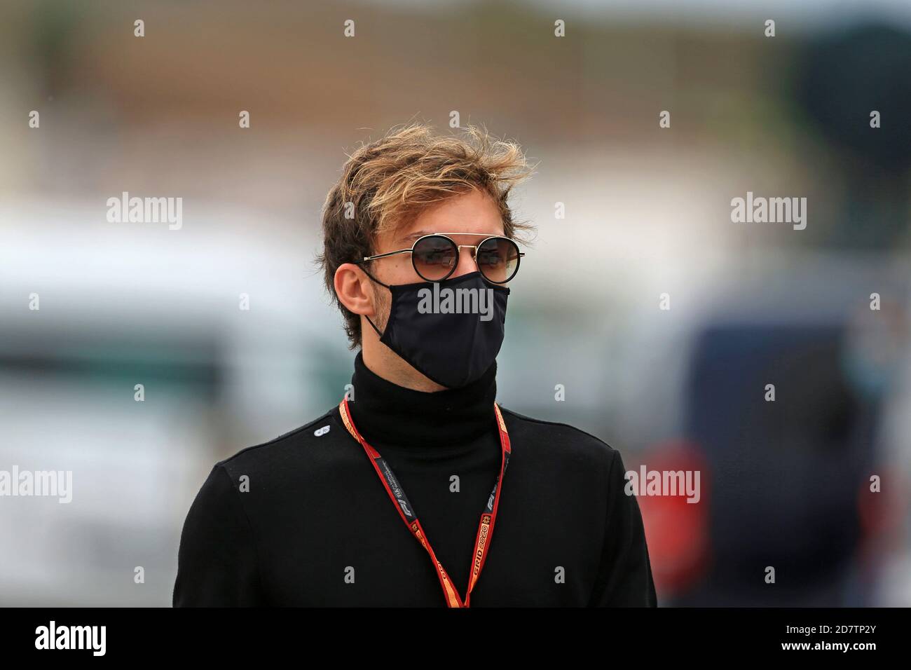 Internationale Rennstrecke Algarve, Portimao, Portugal. Oktober 2020. Formel 1, Portugal Grand Prix, Race Day; Scuderia AlphaTauri Honda, Pierre Gasly Kredit: Action Plus Sports/Alamy Live News Stockfoto