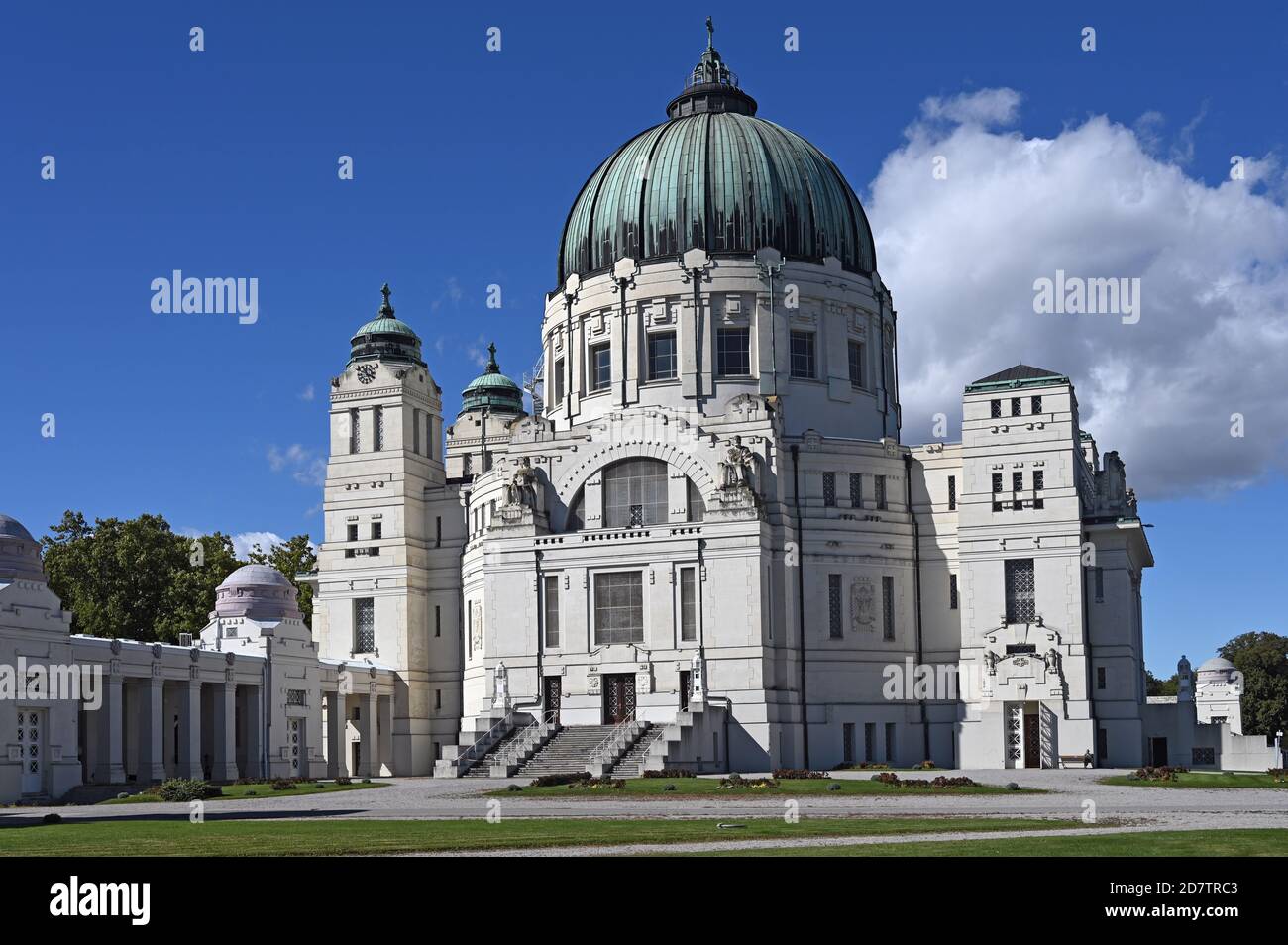 Wiener Zentralfriedhof Zentralfriedhof Wahrzeichen Österreich Stockfoto