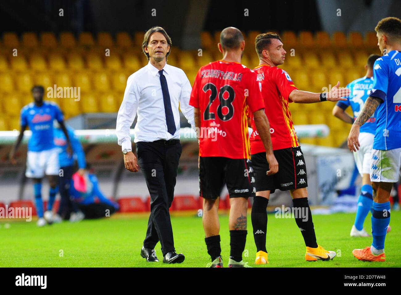 Filippo Inzaghi Trainer Von Benevento Wahrend Des Spiels Der Italienischen Fussball Liga Serie A Zwischen Benevento Gegen Udinese Endergebnis 2 4 Spiel Spielen Stockfotografie Alamy