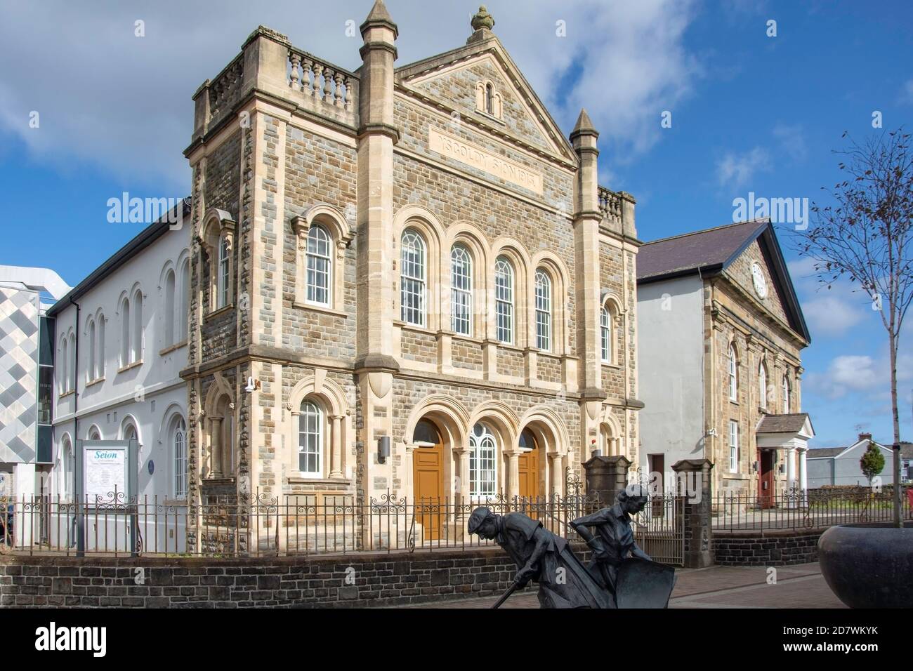 Zion Baptist Chapels, Island Place, Llanelli, Carmarthenshire, Wales, Vereinigtes Königreich Stockfoto