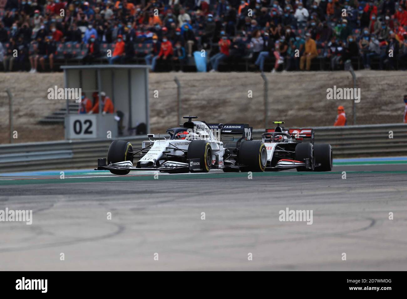 Internationale Rennstrecke Algarve, Portimao, Portugal. Oktober 2020. Formel 1, Portugal Grand Prix, Race Day; Scuderia AlphaTauri Honda, Daniil Kvyat Credit: Action Plus Sports/Alamy Live News Stockfoto