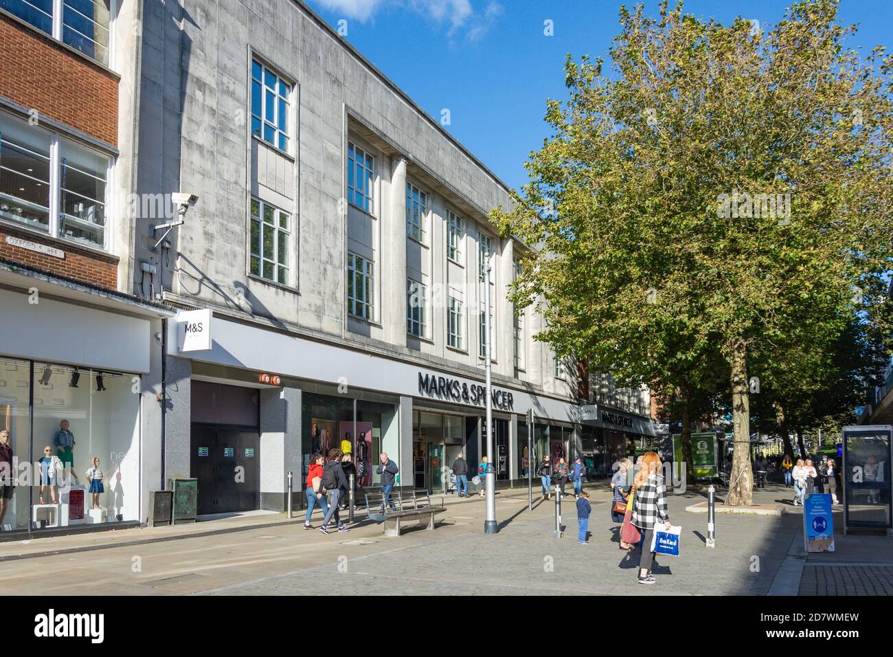 Marks & Spencer Store, Oxford Street, Swansea (Abertawe), City and County of Swansea, Wales, Vereinigtes Königreich Stockfoto