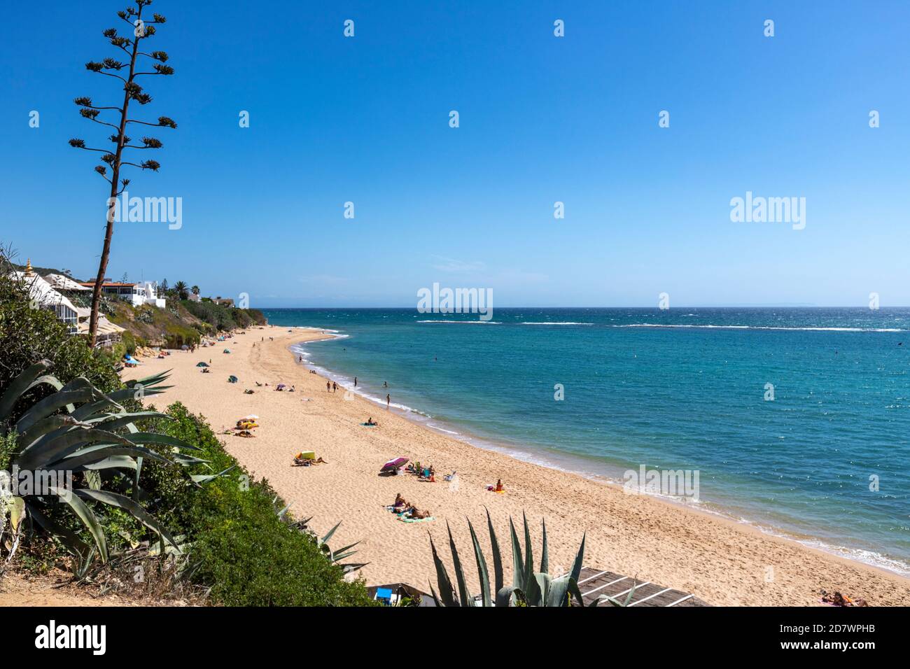 Playa del Pirata, Los Caños de Meca, Barbate, Provinz Cadiz, Andalusien, Spanien Stockfoto