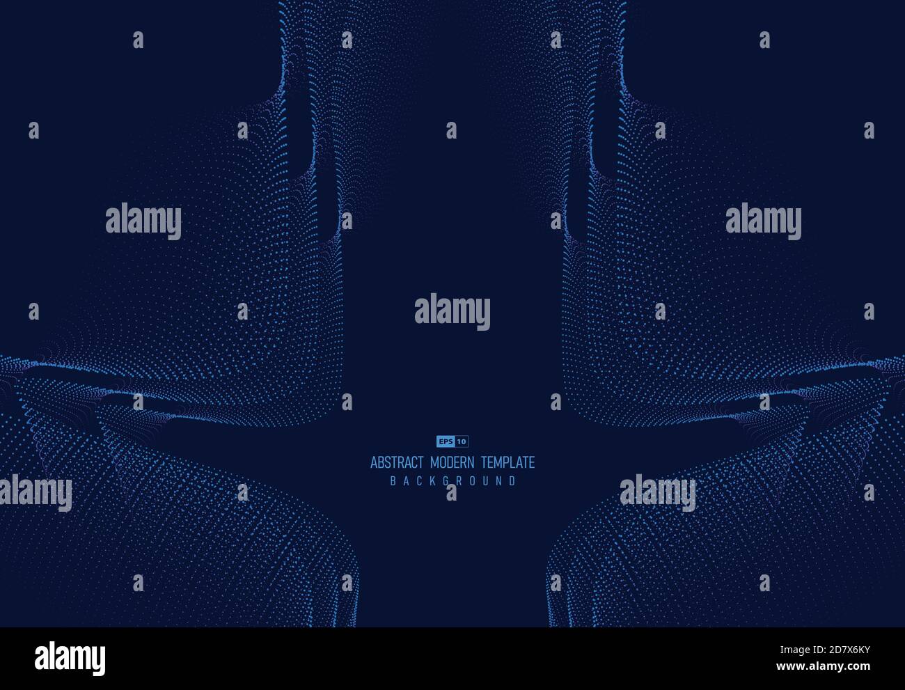 Abstrakte Punkt Raum Design von Motion Element Technologie Kunstwerk Hintergrund. Verwenden Sie für Anzeige, Poster, Template-Design, Druck. Illustration Vektor eps10 Stock Vektor