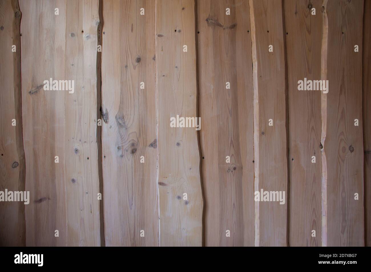 Nahaufnahme von Holz Hintergrund mit Textur und Schatten. Stockfoto