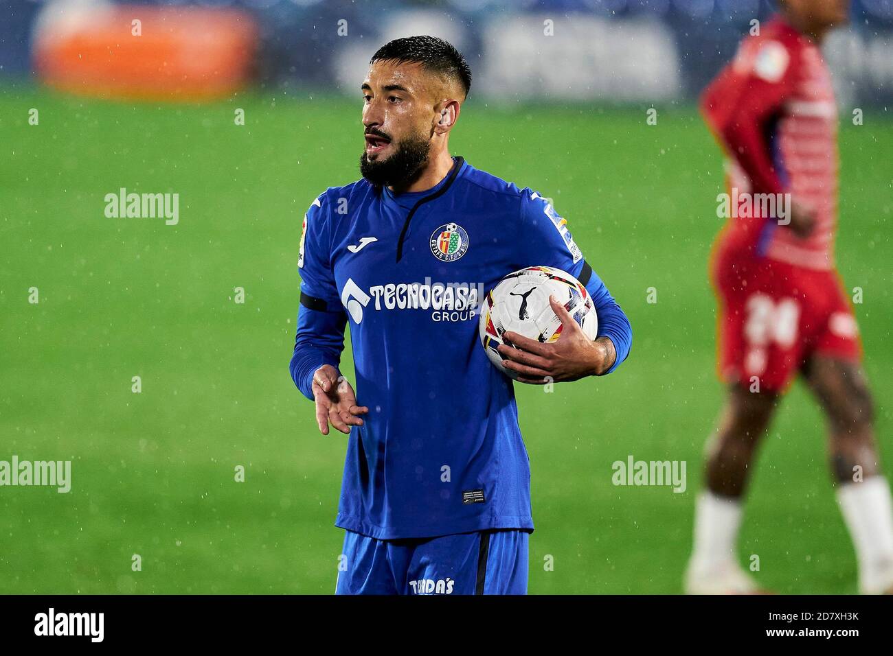 GETAFE, SPANIEN - 25. OKTOBER: Erick Cabaco vom FC Getafe beim La Liga Santander Match zwischen Getafe CF und Granada CF im Coliseum Alfonso Perez am 25. Oktober 2020 in Getafe, Spanien. (Foto von Perez Meca/MB Media) Stockfoto