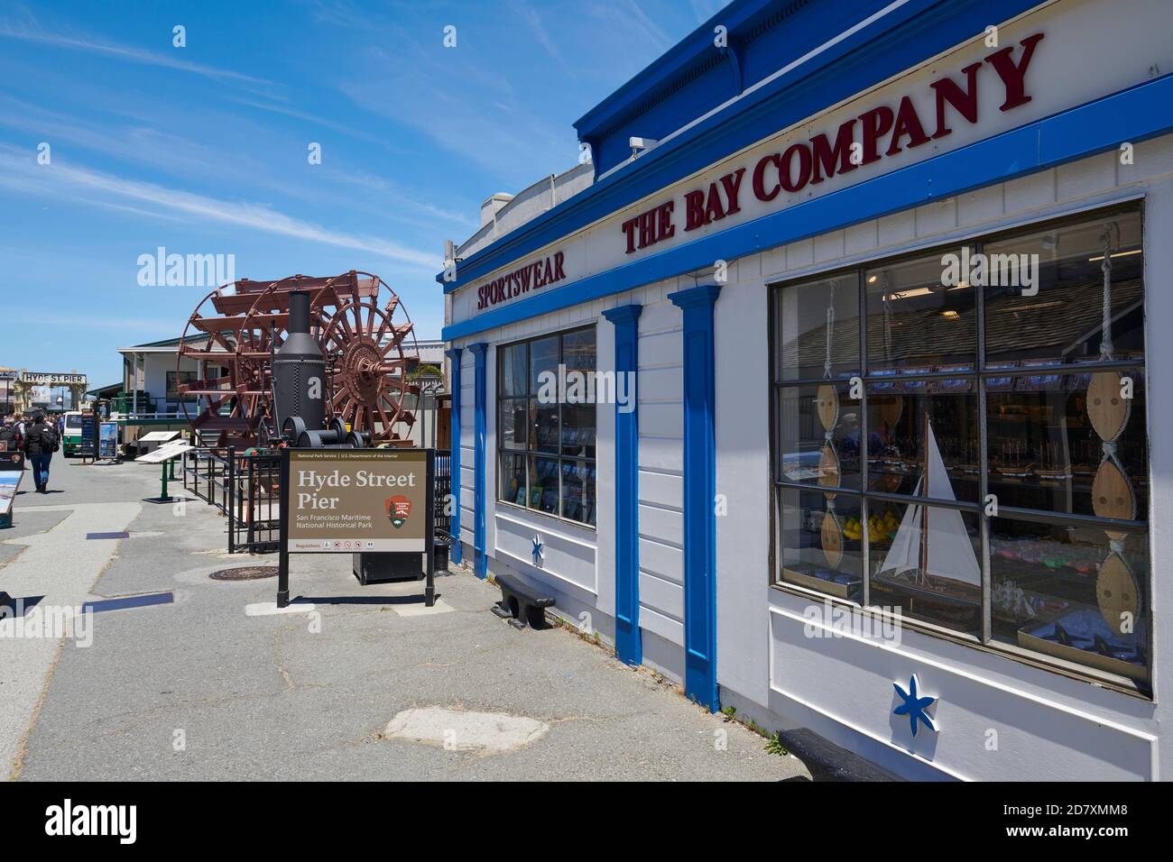 Hyde St Pier, San Francisco, Kalifornien, USA Stockfoto