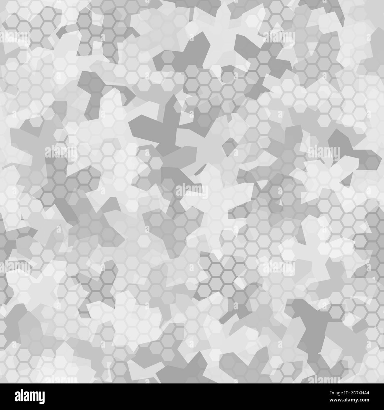 Nahtlose digitale arktische Snow Spot Camo Textur für Armee oder Jagd-Textildruck Stock Vektor