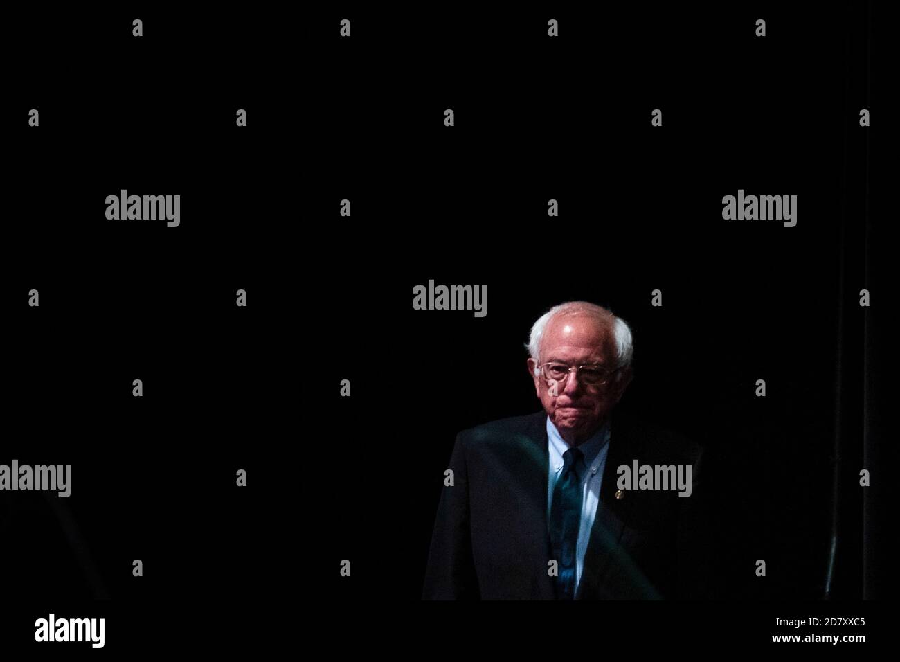 2020 Anwärter für US-Präsident, Senator Bernie Sanders, kommt I-V.T. zu einer Kampagnenveranstaltung an George Washington, Universität in Washington, DC am 12. Juni 2019 an. Sanders nannte die Veranstaltung eine große Wahlkampfveranstaltung und hielt eine lange Rede über den demokratischen Sozialismus. Quelle: Alex Edelman/The Photo Access Stockfoto