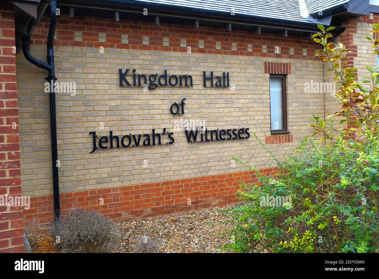 Königreichsaal der Zeugen Jehovas Gebäude in Biggleswade, Beds, England Stockfoto