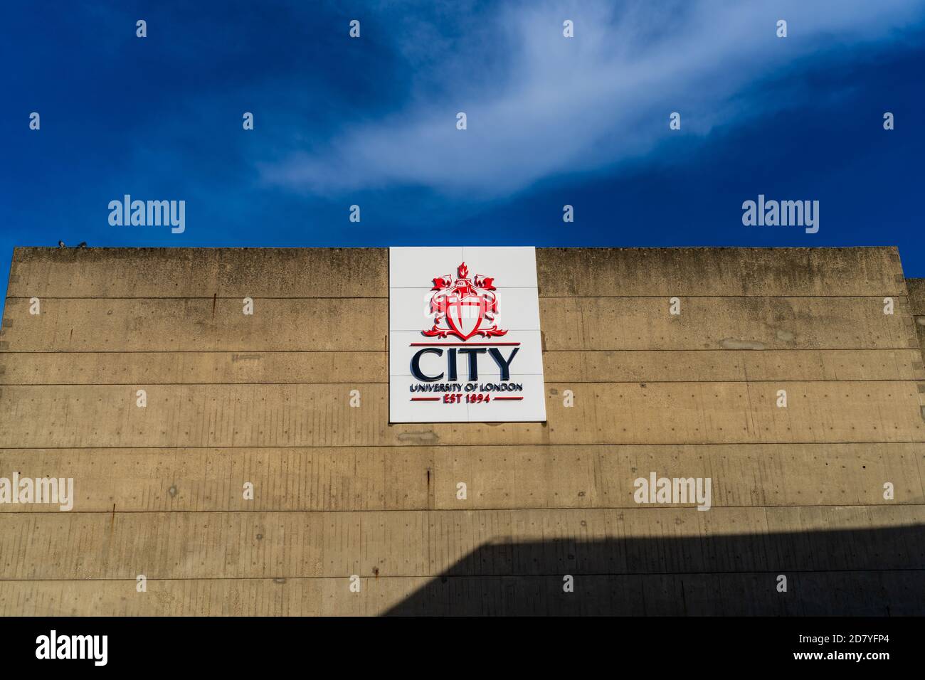 City University of London (CUL) eine öffentliche Forschungsuniversität in London und eine Mitgliedsinstitution der Universität London. Charta 1966. Stockfoto