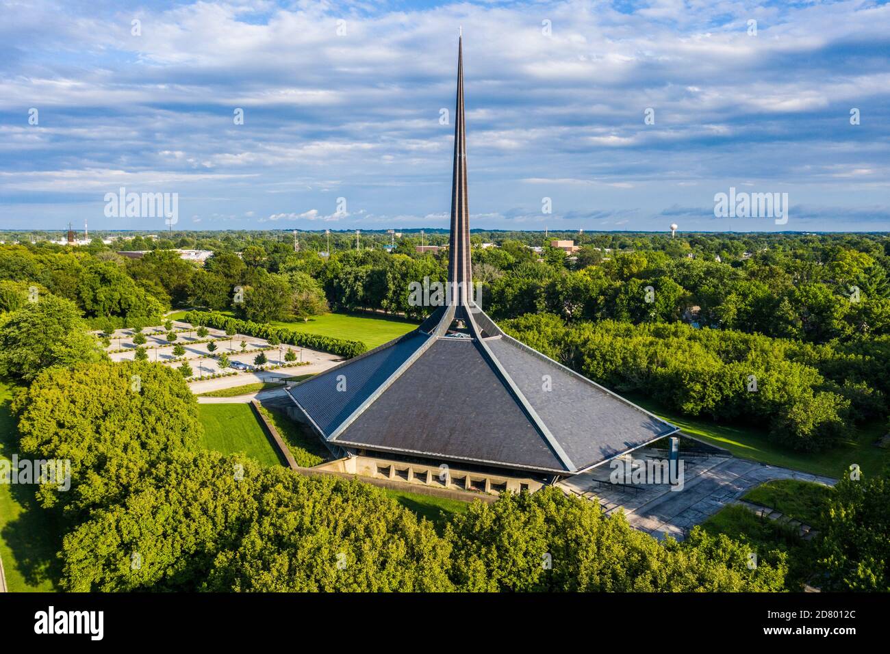 Nordchristliche Kirche, Eero Saarinen, 1964, Columbus, Indiana, USA Stockfoto