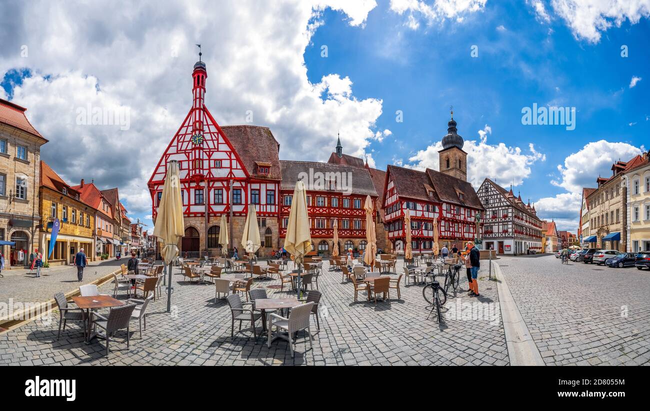 Rathaus, Forchheim, Bayern, Deutschland Stockfoto