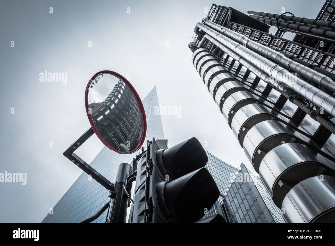 The Lloyd's Building, auch bekannt als Inside-Out Building, an der Leadenhall Street, London, EC3, UK Stockfoto