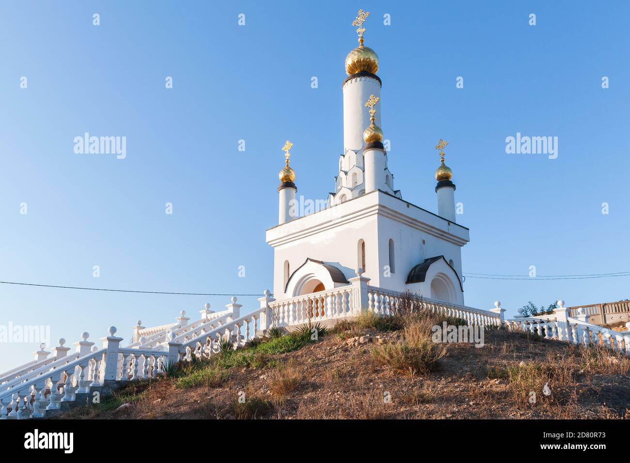 Die Kirche des Heiligen Nikolaus des Wundertäters, Sewastopol, Krim Stockfoto