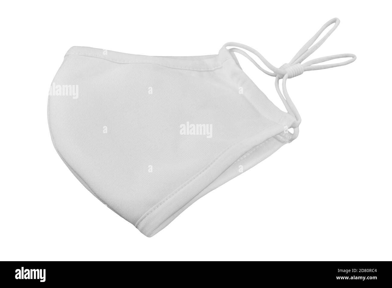 Gesichtsmaske KN 95 isoliert vor weißem Hintergrund Stockfoto