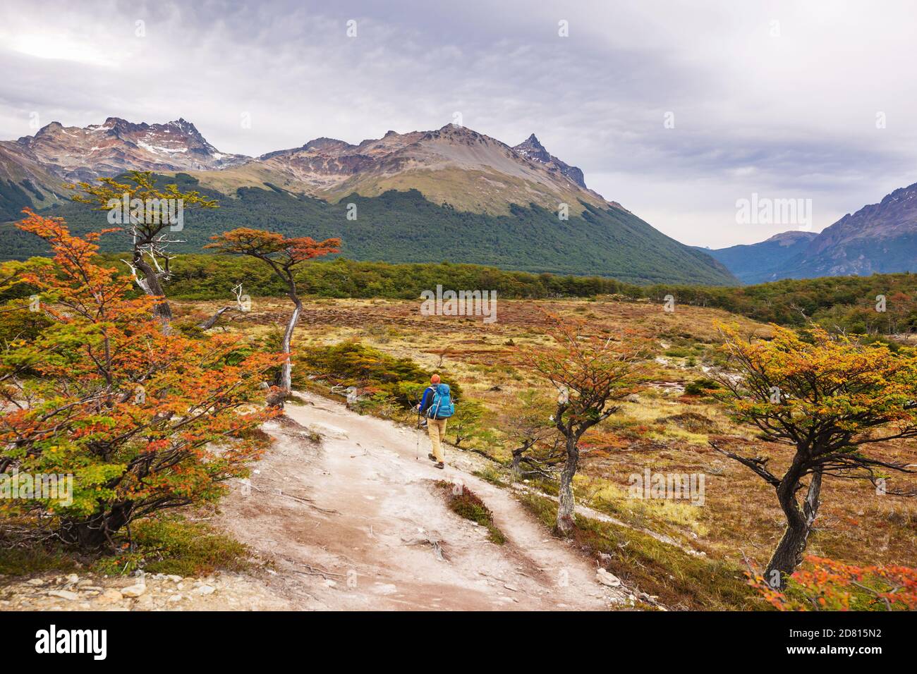 Herbst in Patagonien Berge, Südamerika, Argentinien Stockfoto