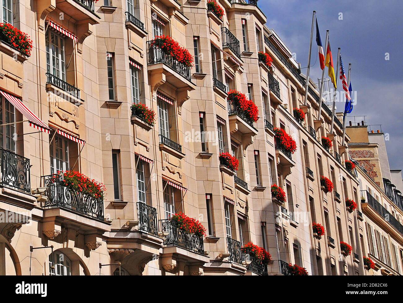 Bristol Palace Hotel, Paris, Frankreich Stockfoto